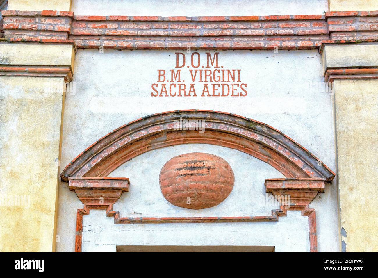 Chiesa oratoria del XVII secolo in Italia Foto Stock