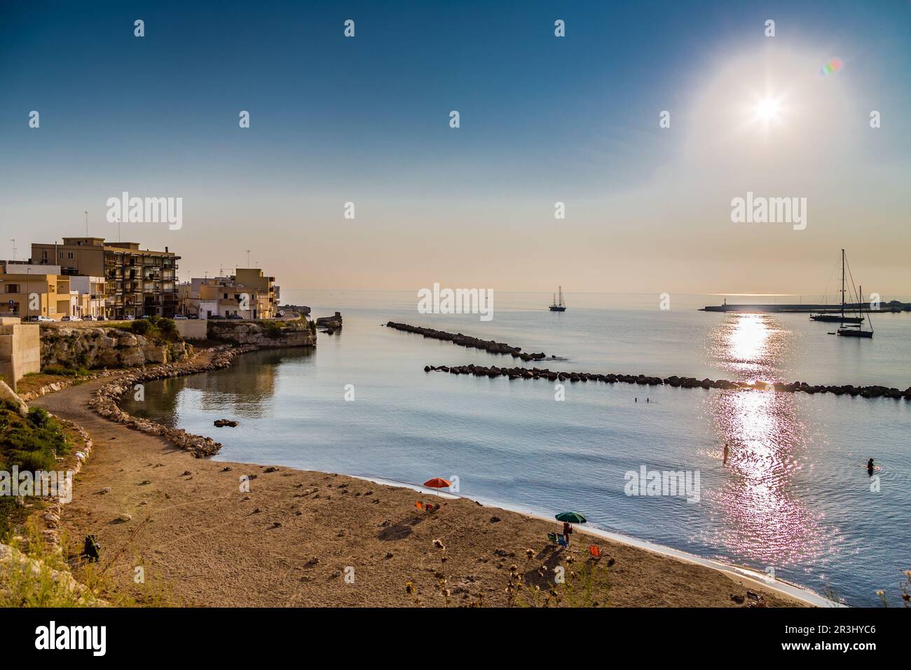 Golfo nella penisola del Salento in Italia Foto Stock
