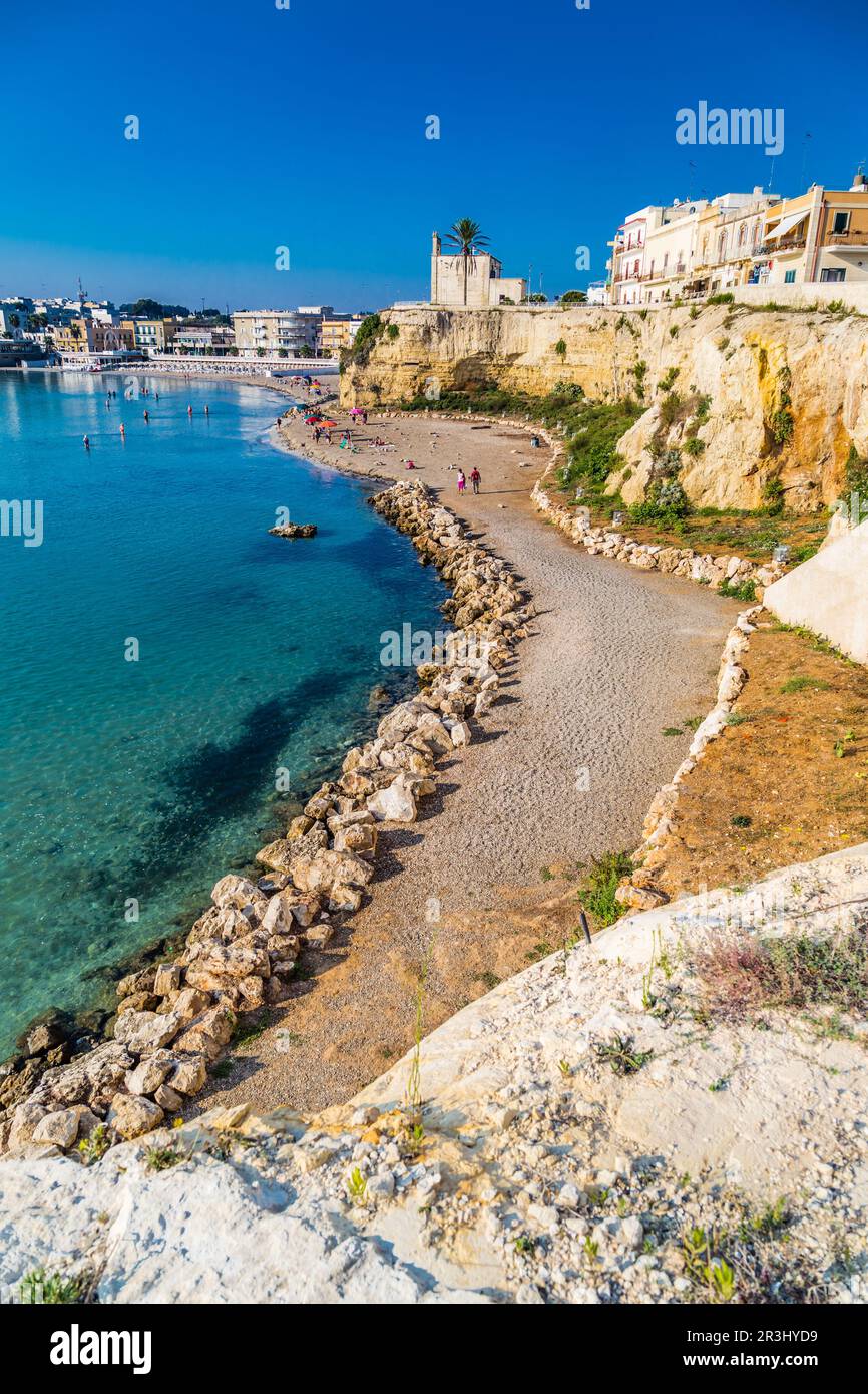 Baia nella penisola del Salento in Italia Foto Stock