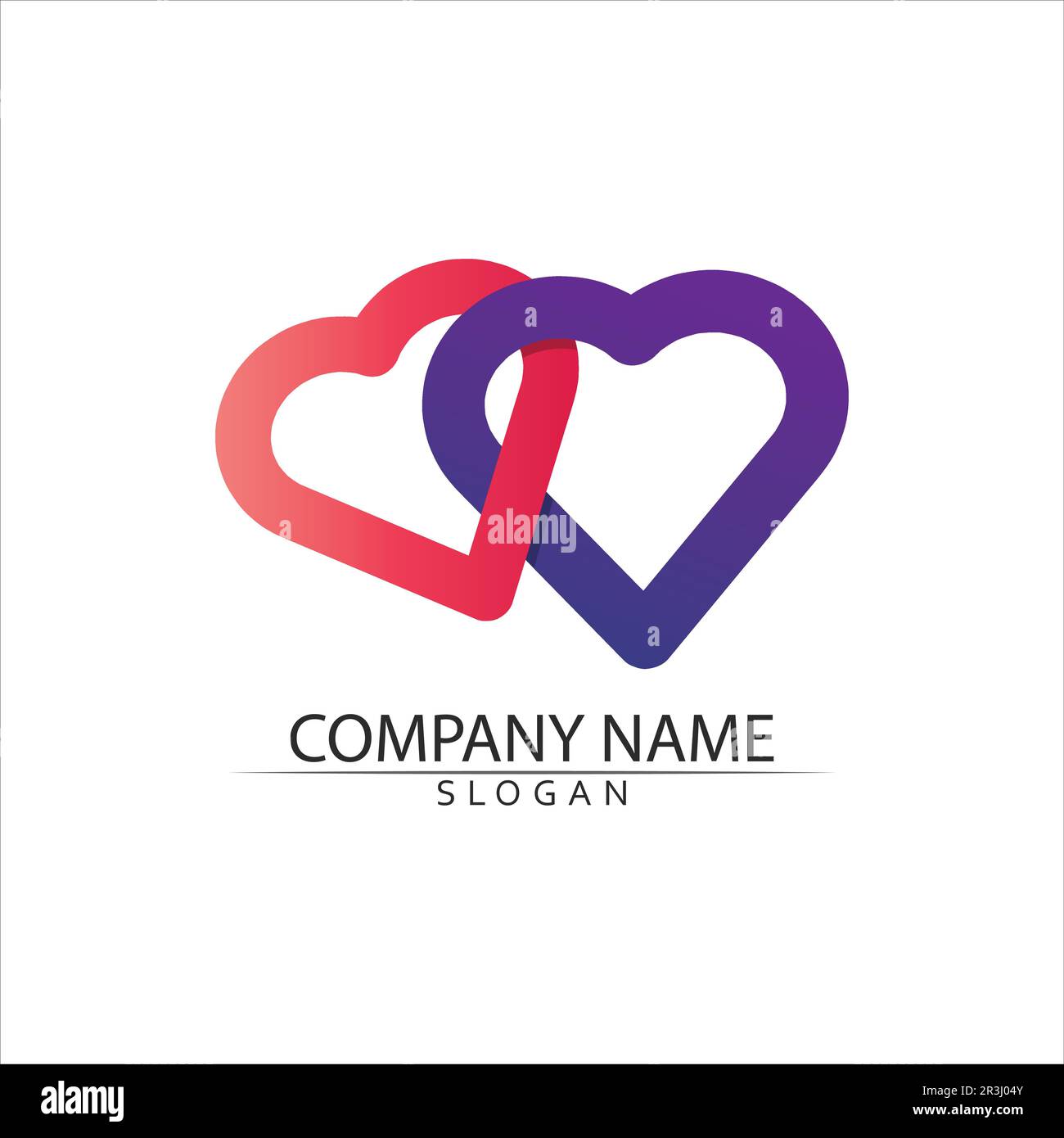 Vector Firma una comunità di adozione madre e la gente cura e coppia Illustrazione Vettoriale