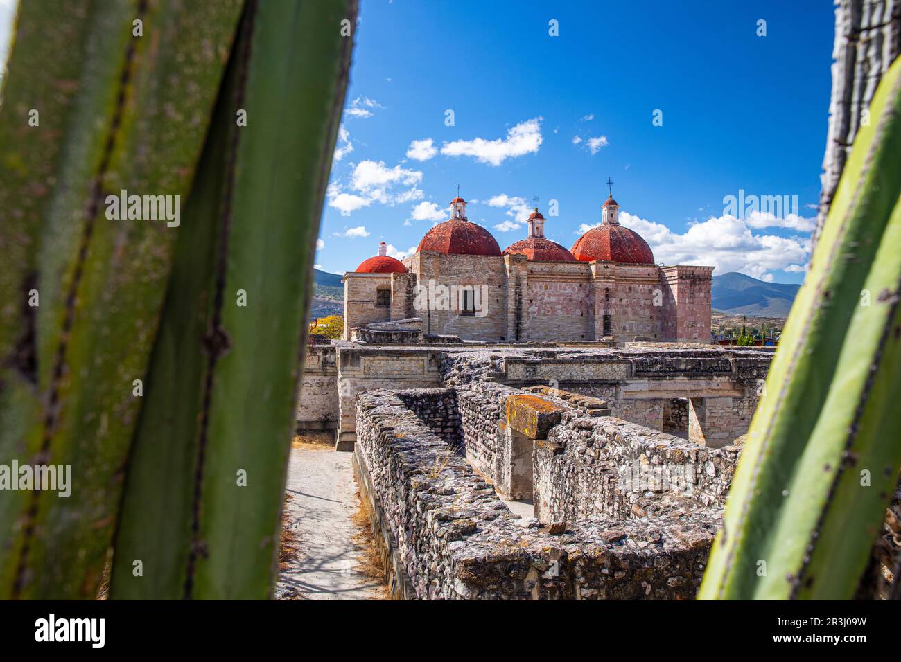 San Pablo Villa de Mitla, Oaxaca, Messico Foto Stock