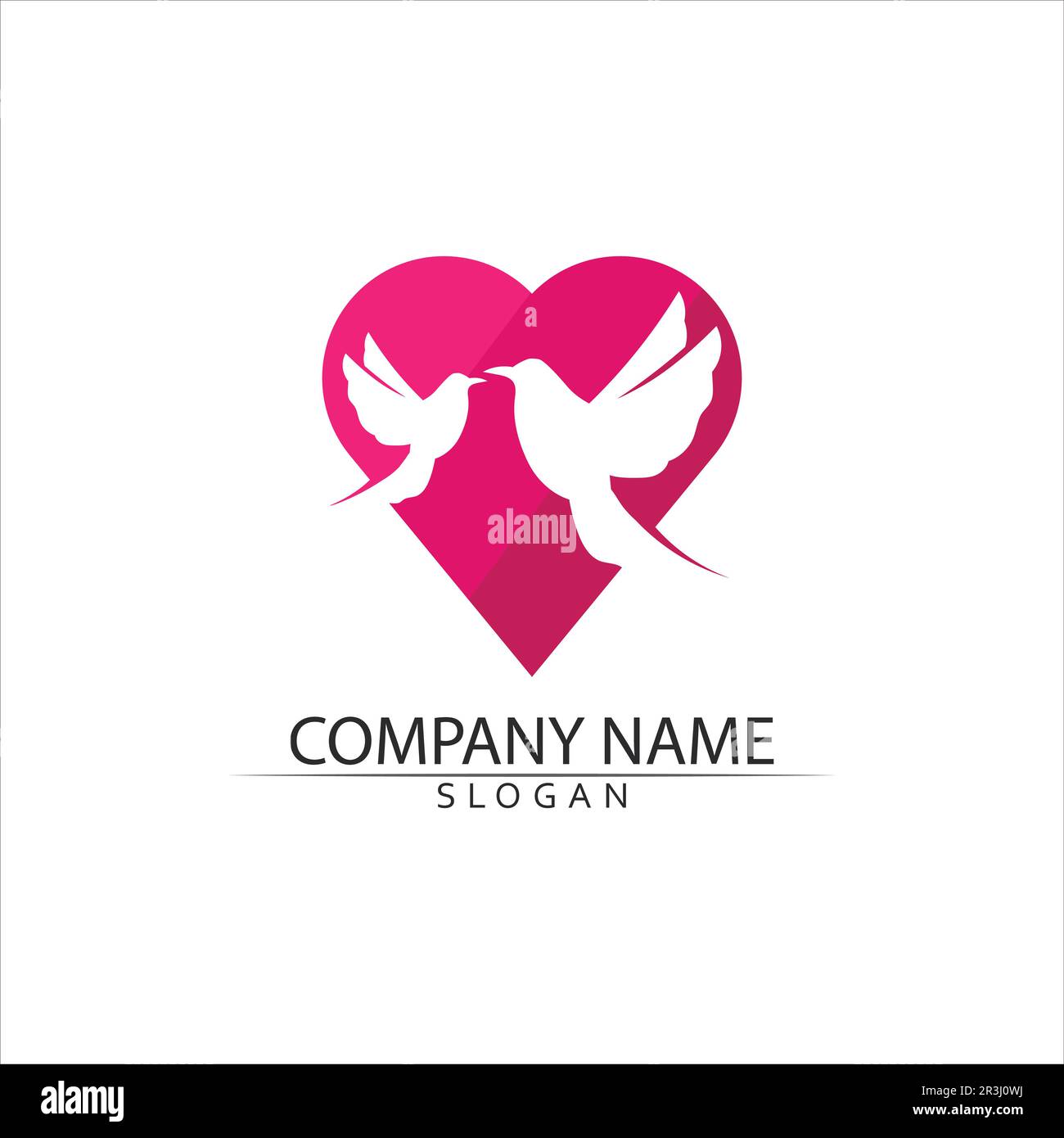 Vector Firma una comunità di adozione madre e la gente cura e coppia Illustrazione Vettoriale