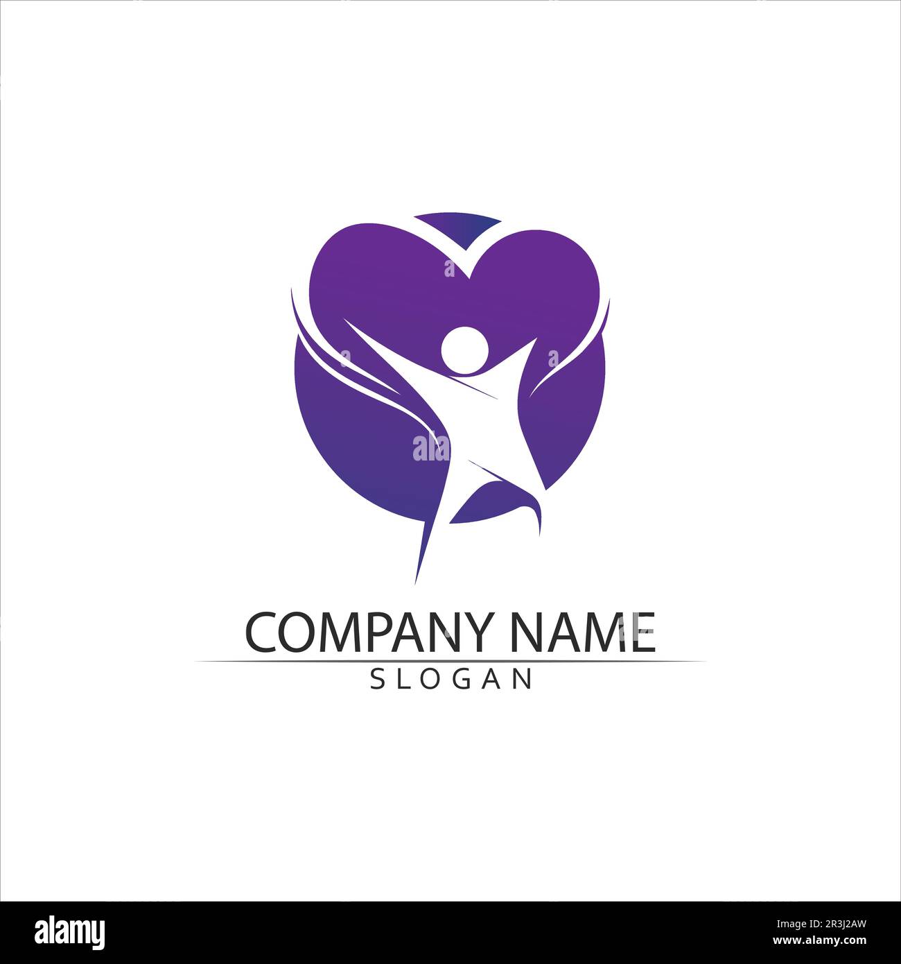 Vector Firma una comunità di adozione madre e la gente cura e coppia Illustrazione Vettoriale