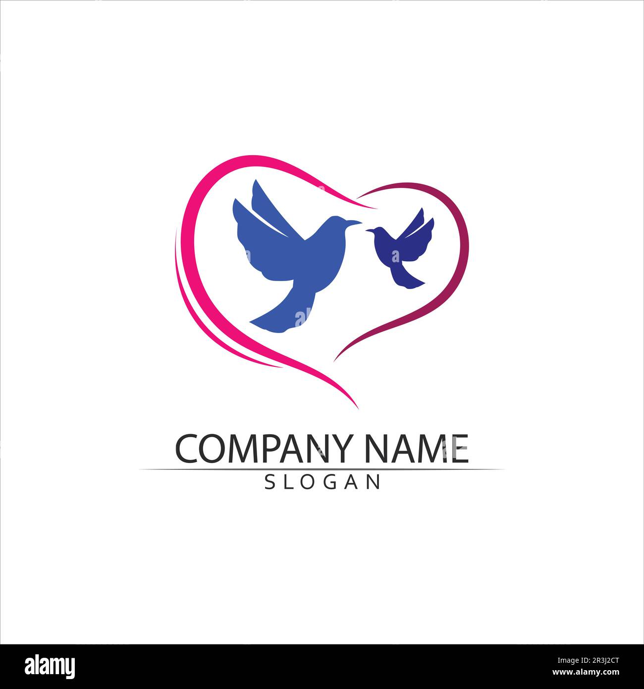 Vector Firma una comunità di adozione madre e la gente cura e coppia Illustrazione Vettoriale