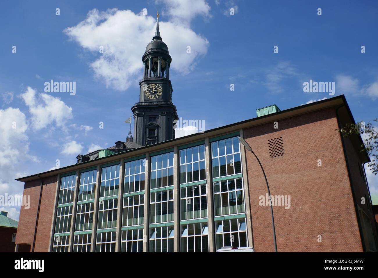 Hamburger Michel con sala comunità Foto Stock