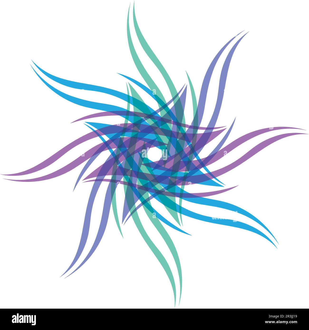 Le onde sonore illustrazione vettoriale del modello di progettazione Illustrazione Vettoriale