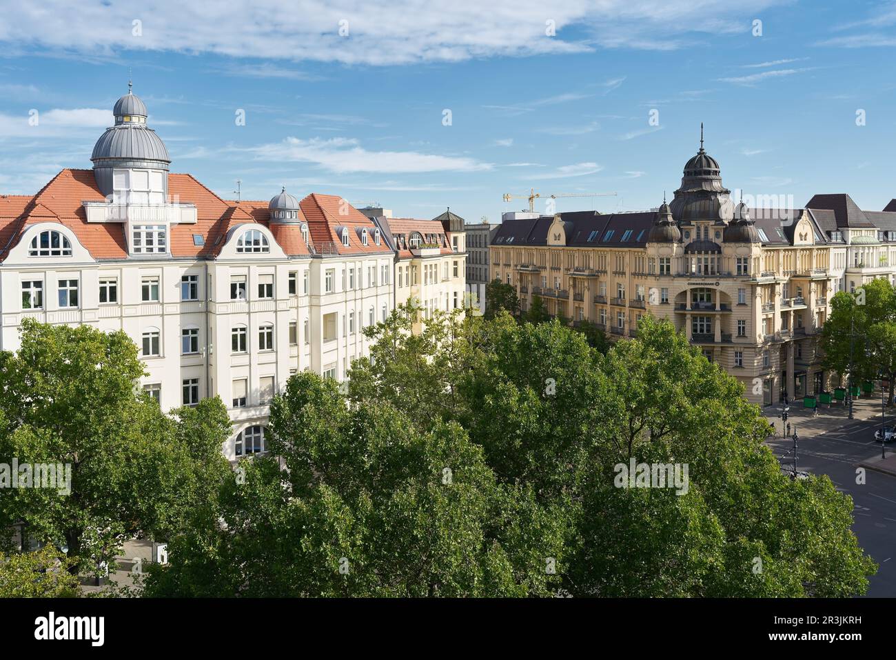 Immobiliare costoso a Kurfuerstendamm a Berlino Foto Stock