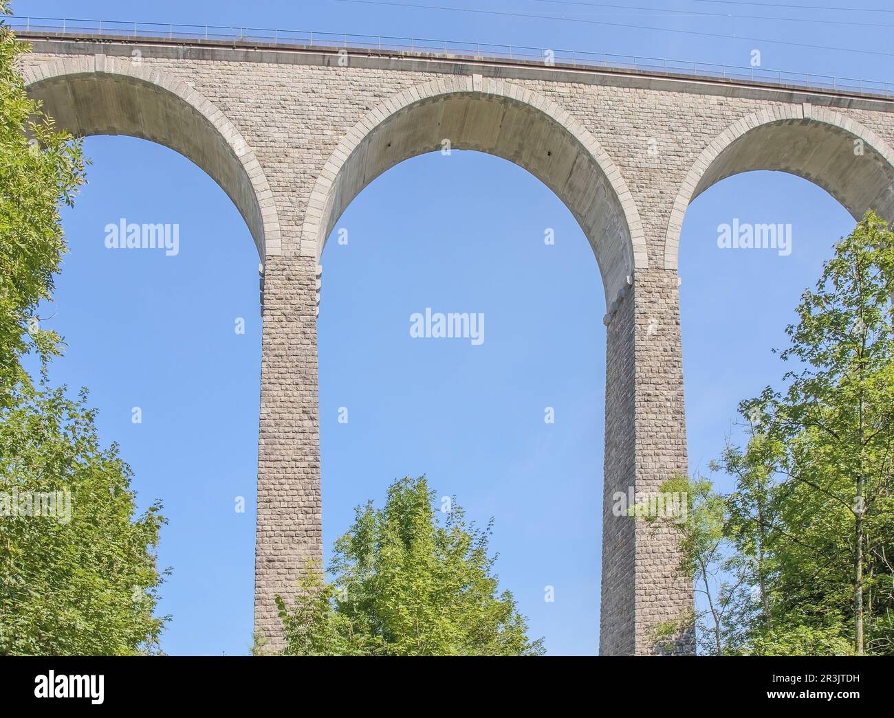 Ponte Guggenloch nei pressi di LÃ¼tisburg a Toggenburg, Canton St Gallen, Svizzera Foto Stock