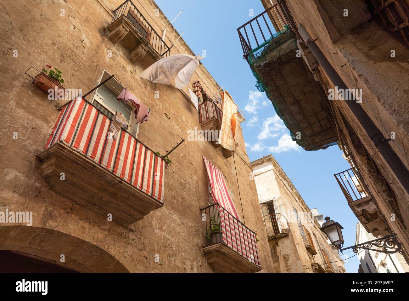 Case stagne a Tarento, Italia Foto Stock