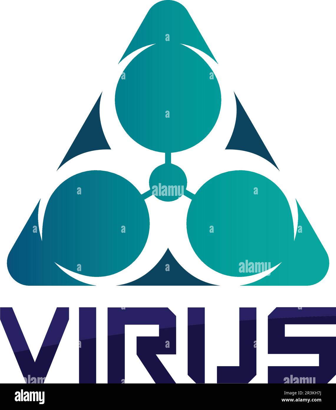 virus corona virus vettore e maschera design logo vettore virale e simbolo icona design Illustrazione Vettoriale