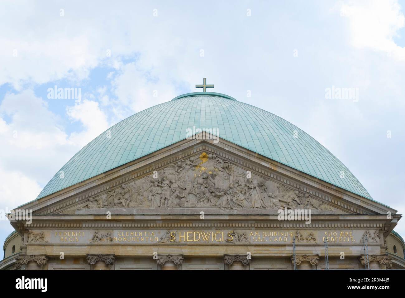 St Cattedrale di Hedwigs, Berlino Foto Stock