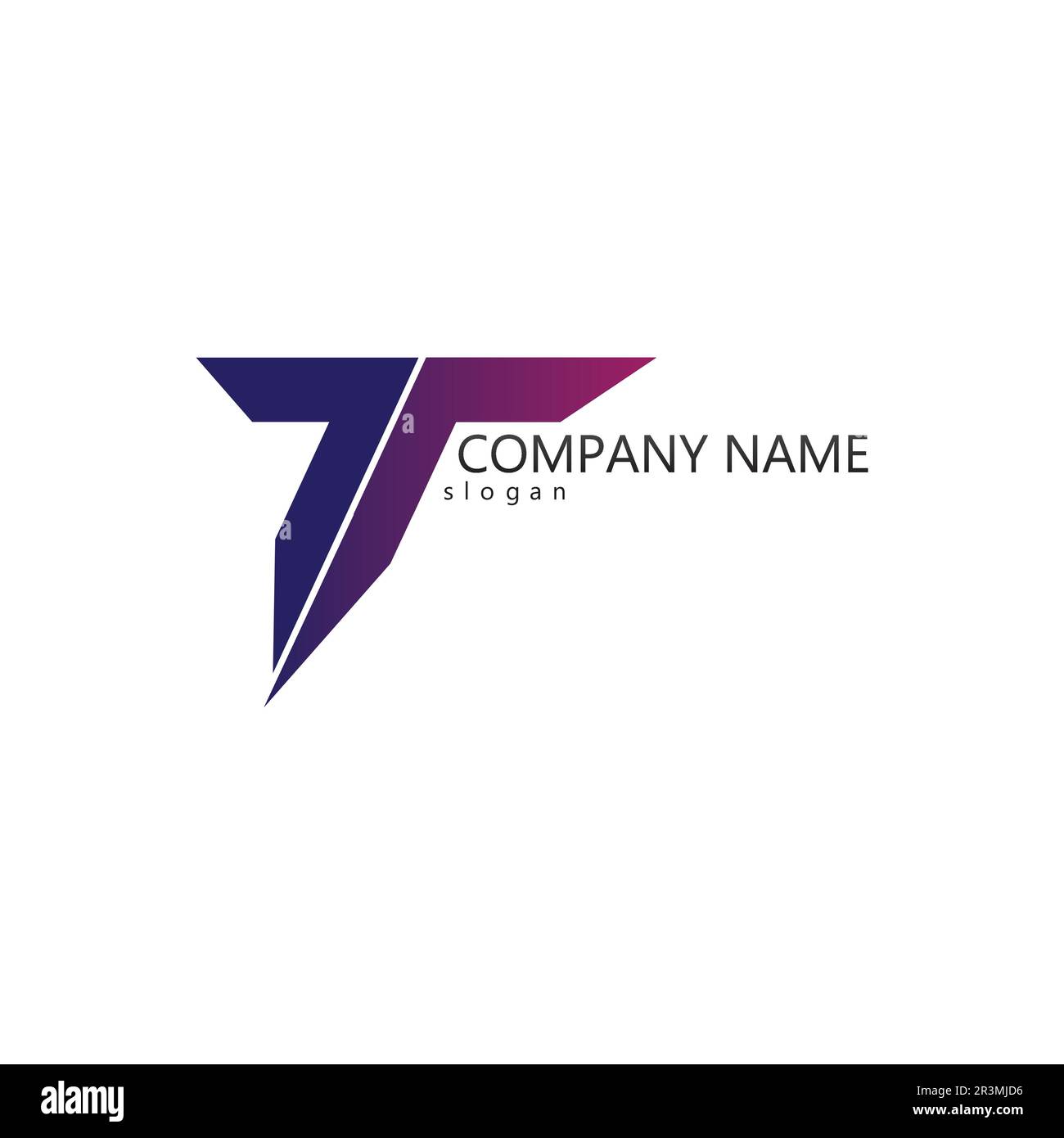 Lettera T, carattere vettoriale logo T disegno dell'alfabeto e icona T Illustrazione Vettoriale