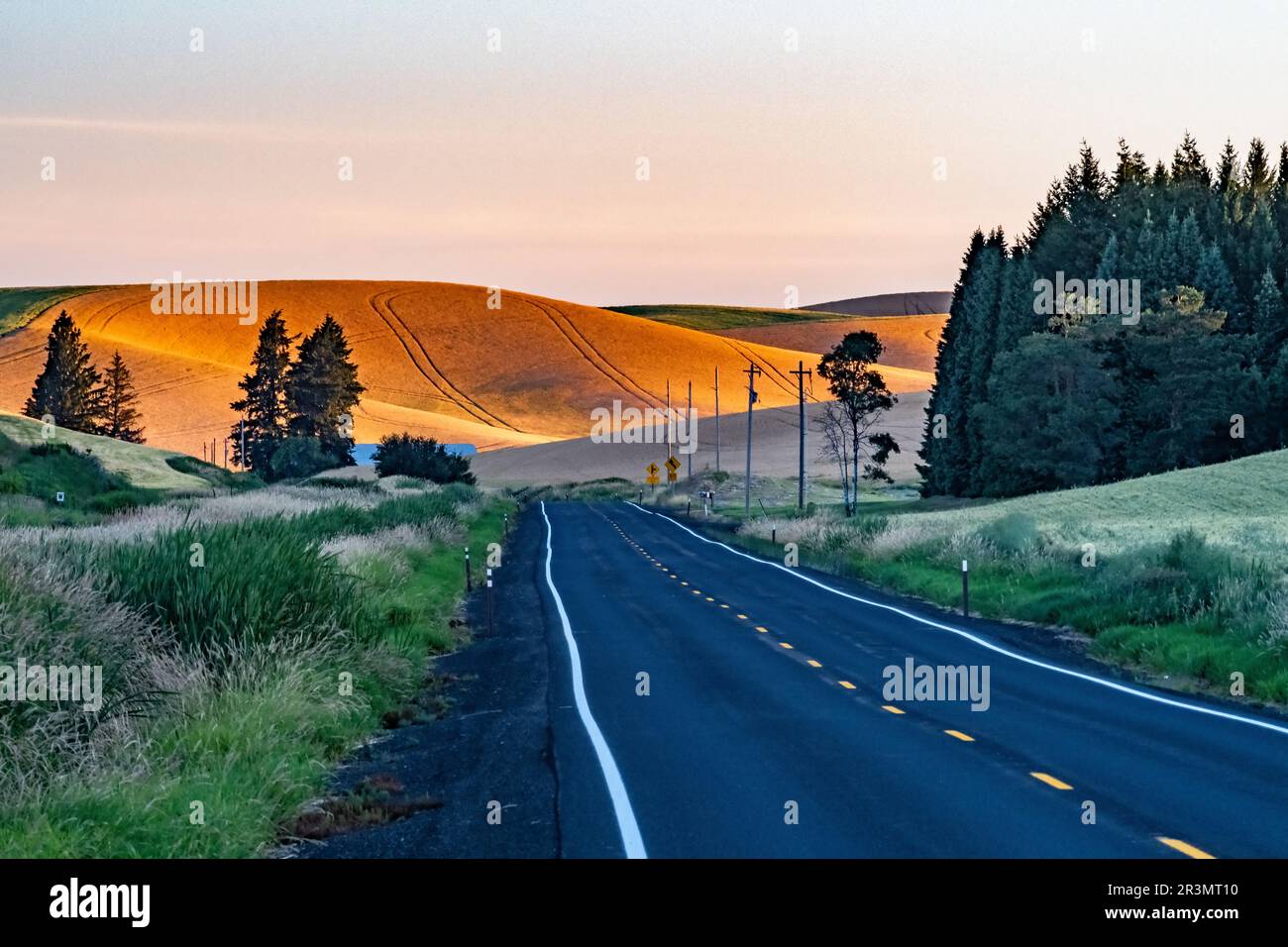 Paesaggi scene a palouse washington Foto Stock