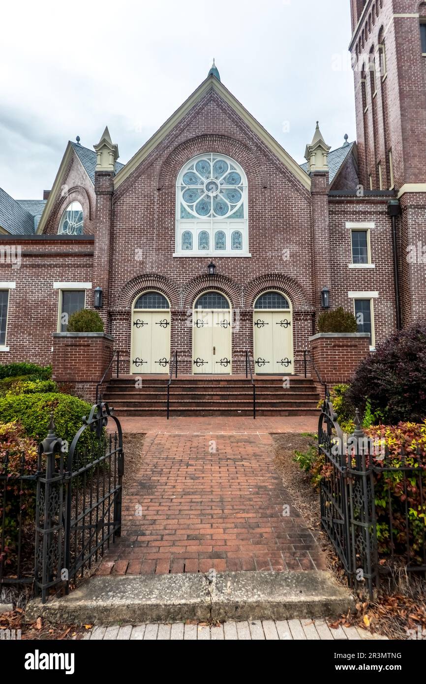 Rock Hill South carolina Downtown Street Scenes Foto Stock