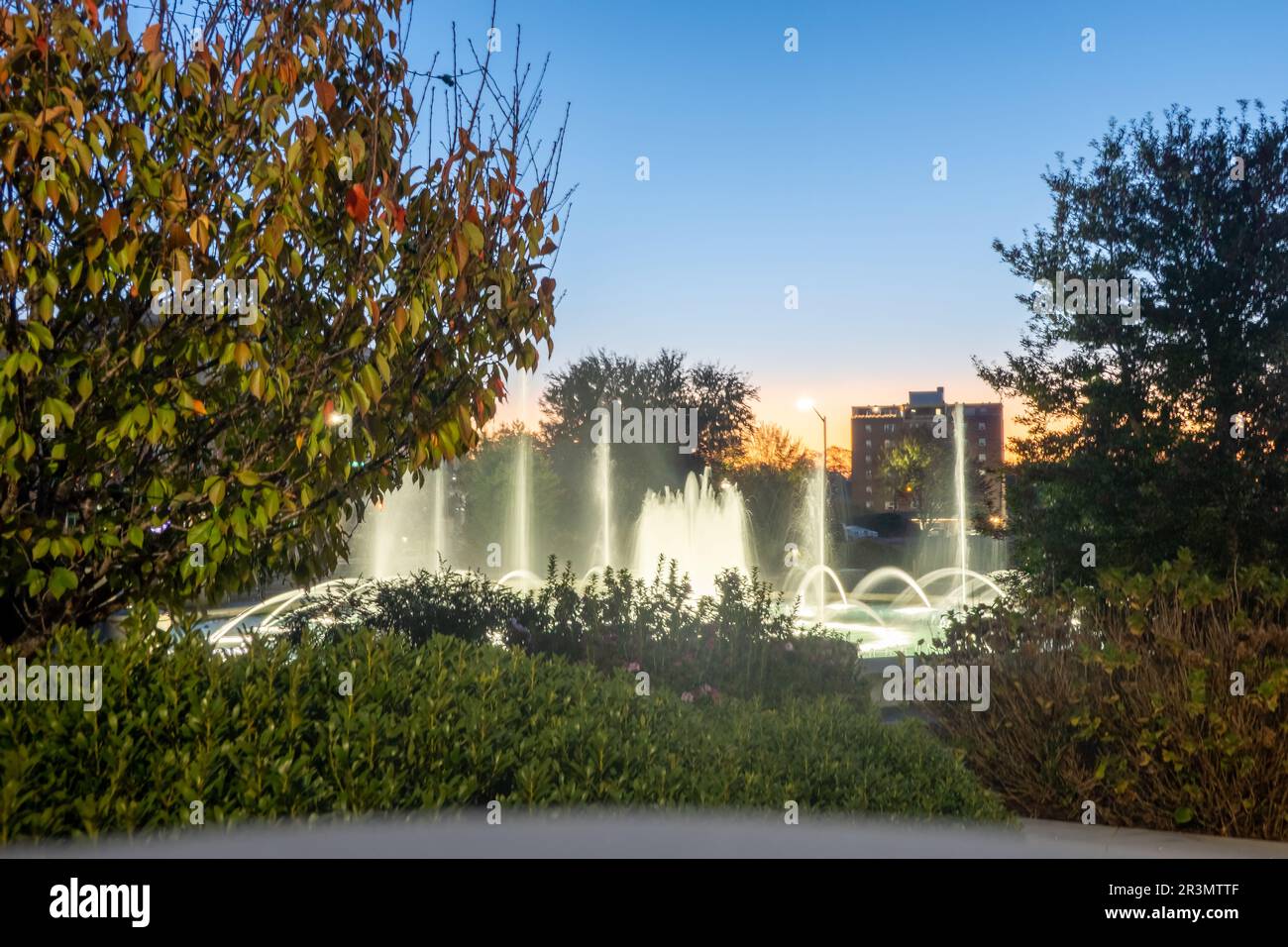 Rock Hill South carolina Downtown Street Scenes Foto Stock