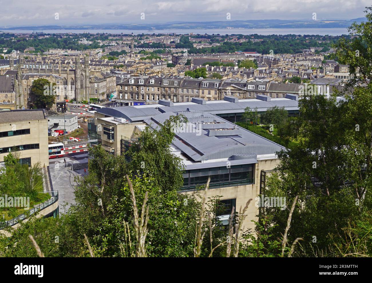 Vista da Calton Hill su Edimburgo Foto Stock
