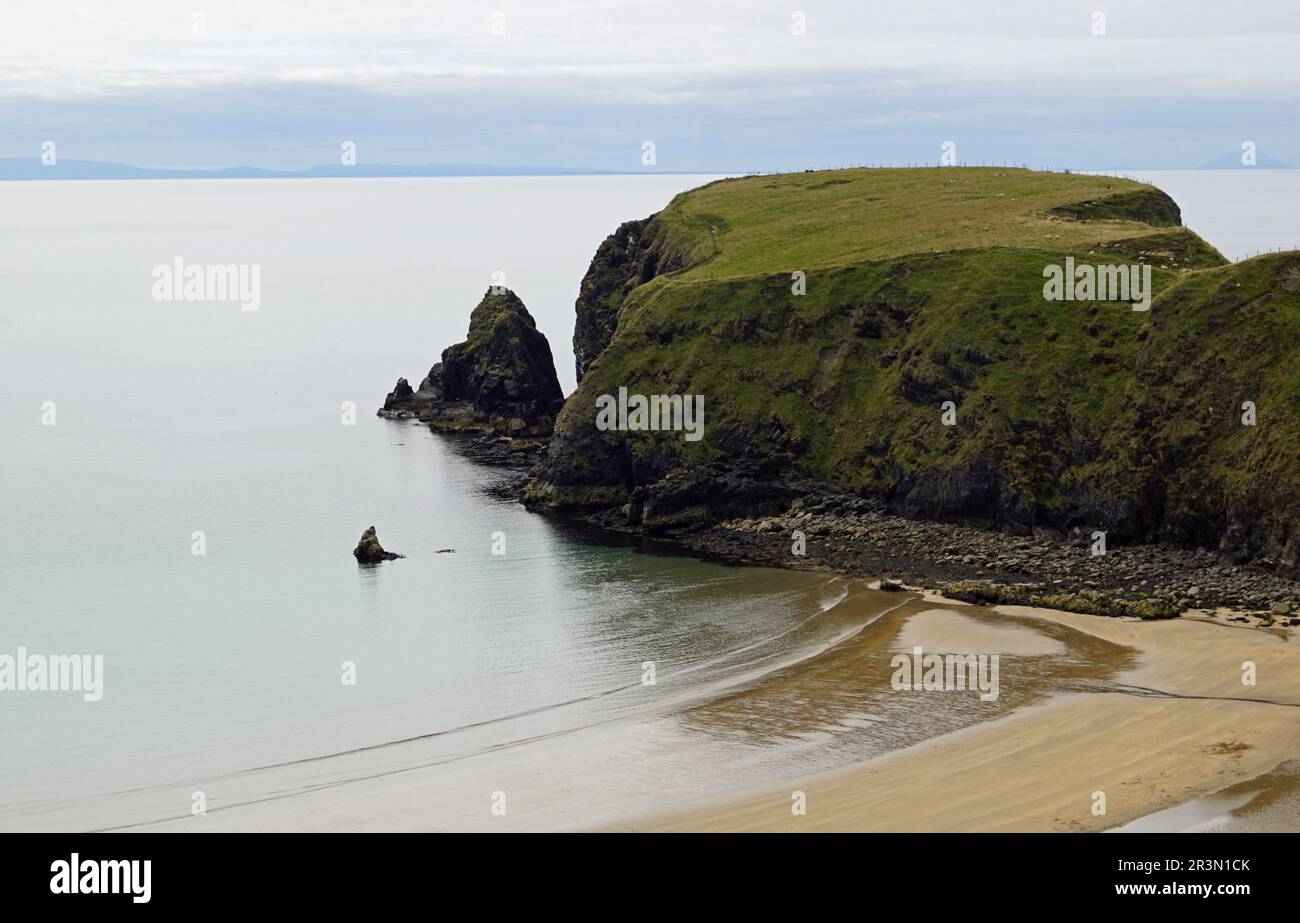 Wild Atlantic Way Malin Beg Silver Beach Foto Stock