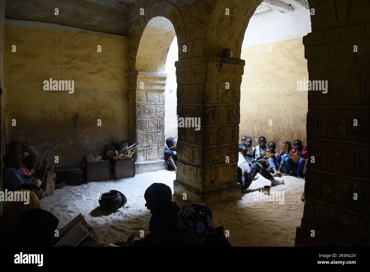 Nicolas Remene / le Pictorium - Baba El Hadj, un giovane scolaro a Timbuktu, Mali. 18/1/2020 - Mali / Tombouctou (Timbuktu) / Tombouctou (Timbuk Foto Stock