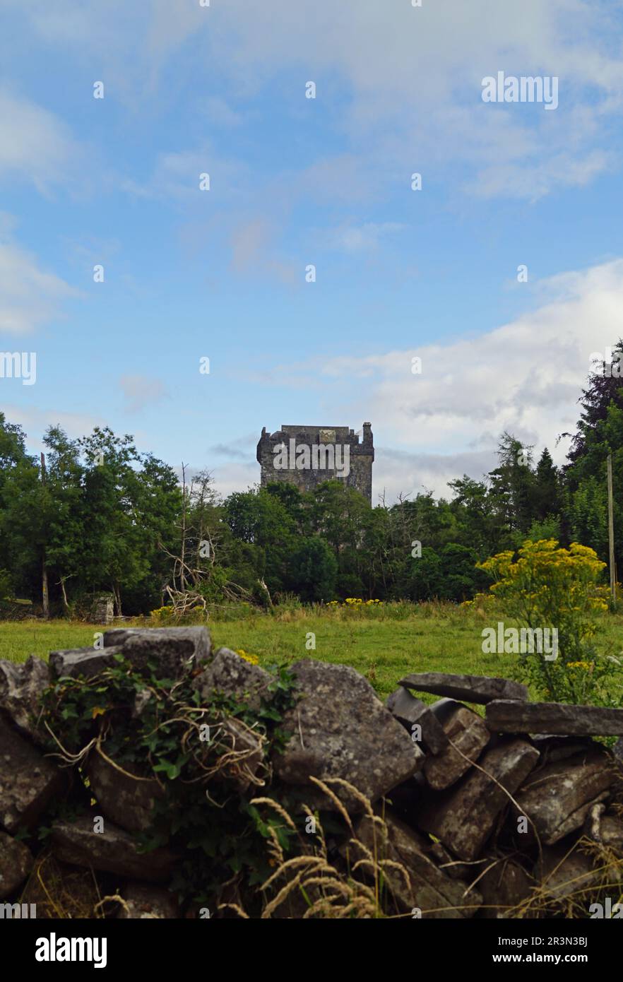Castello di Aughnanure Irlanda Foto Stock
