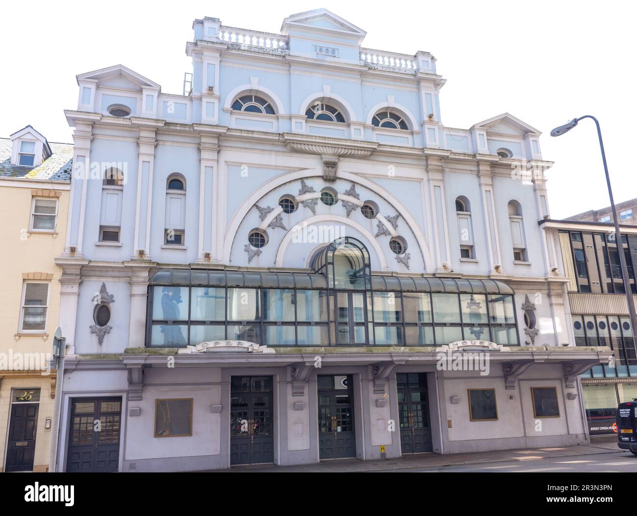 Jersey Opera House (temporaneamente chiuso), Gloucester Street, St Helier, Jersey, Channel Islands Foto Stock