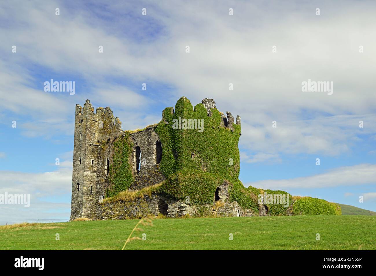 Wild Atlantic Way Ballycarbery Castello Foto Stock