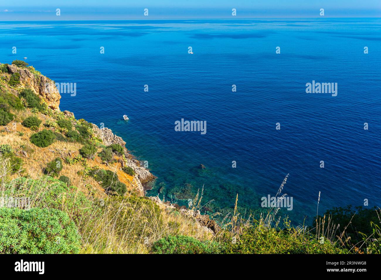 La Riserva naturale dello Zingaro è la più antica riserva naturale della Sicilia Foto Stock