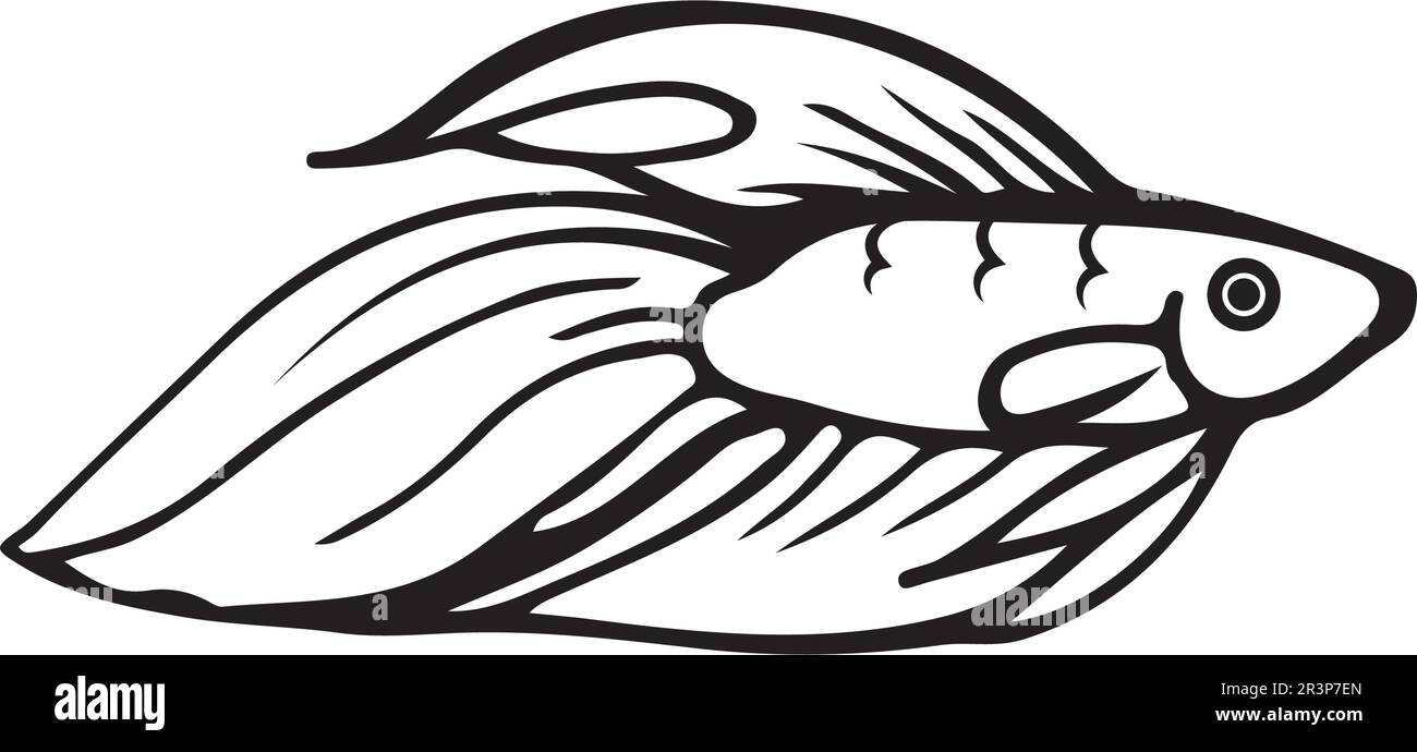 Modello di logo di pesce simbolo creativo vettore di club di pesca o online Illustrazione Vettoriale