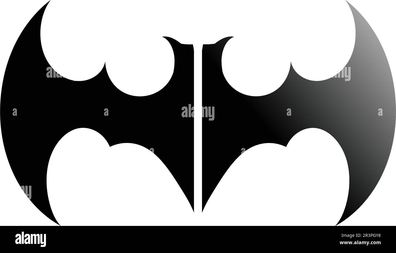 icona elementi concetto di volo ali aperte bat Illustrazione Vettoriale