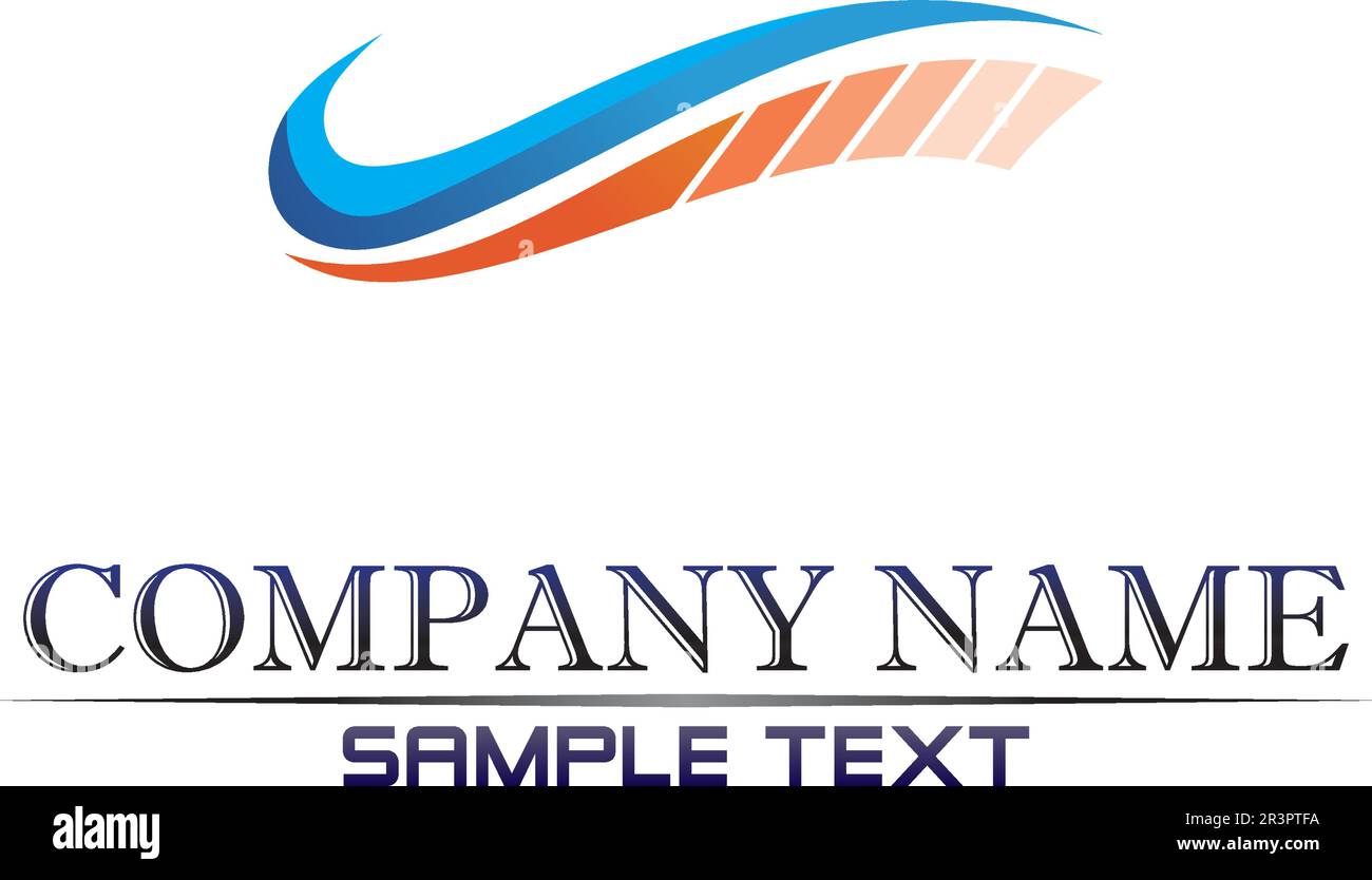 Finanza aziendale logo professionale modello icona vettore Illustrazione Vettoriale