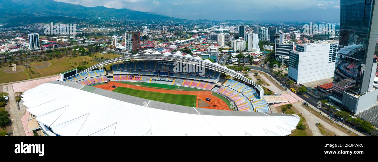 Vista dello Stadio Nazionale del Costa Rica. Foto Stock