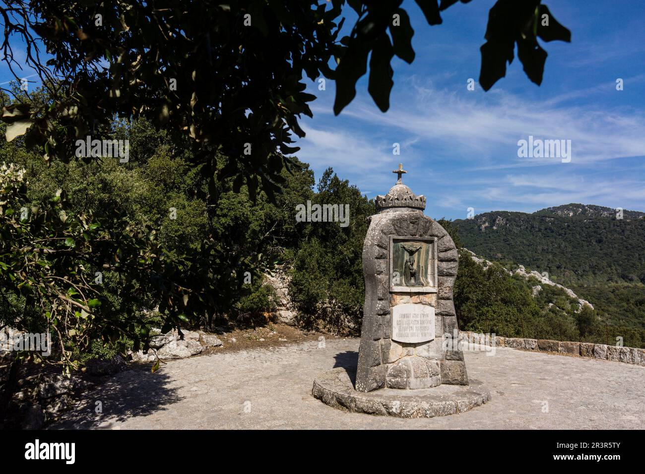 Santuario di Lluc, XVII secolo, Monte dei misteri, Escorca, Sierra de Tramuntana, Maiorca, isole baleari, spagna, europa. Foto Stock