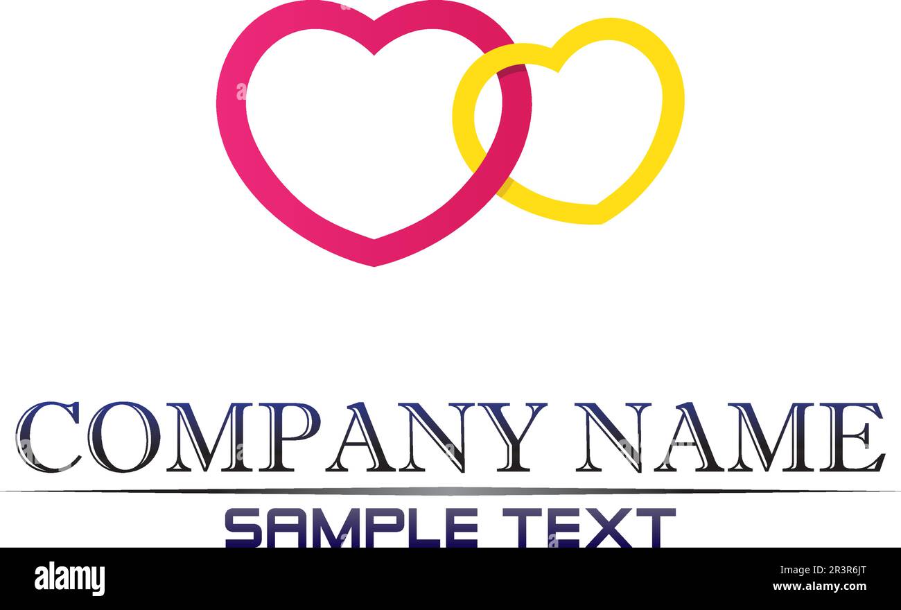 Vector Firma una comunità di adozione madre e la gente cura e coppia Illustrazione Vettoriale