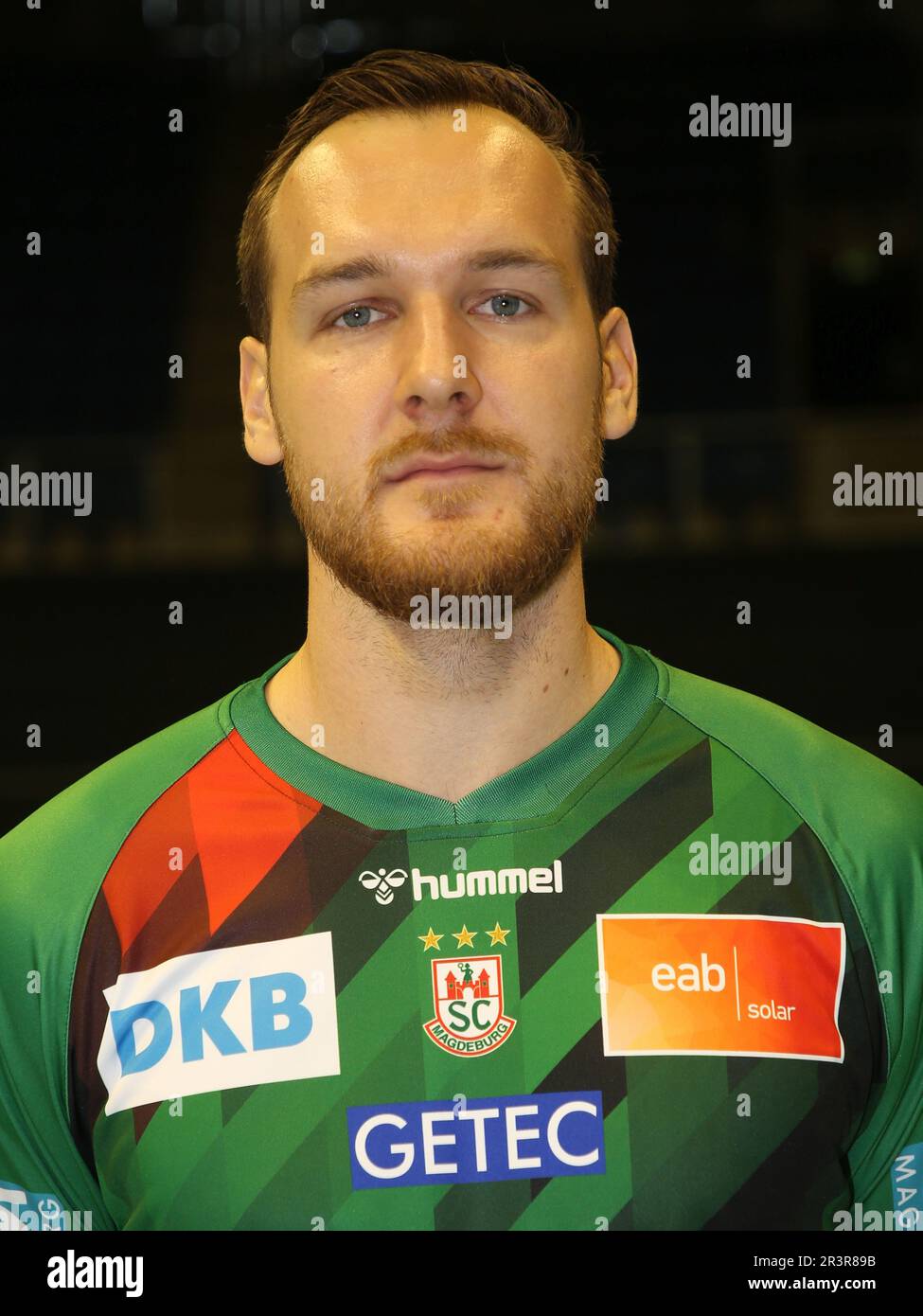 Giocatore di pallamano Christian o'Sullivan SC Magdeburg LIQUI MOLY Pallamano Bundesliga Stagione 2022-23 Foto Stock