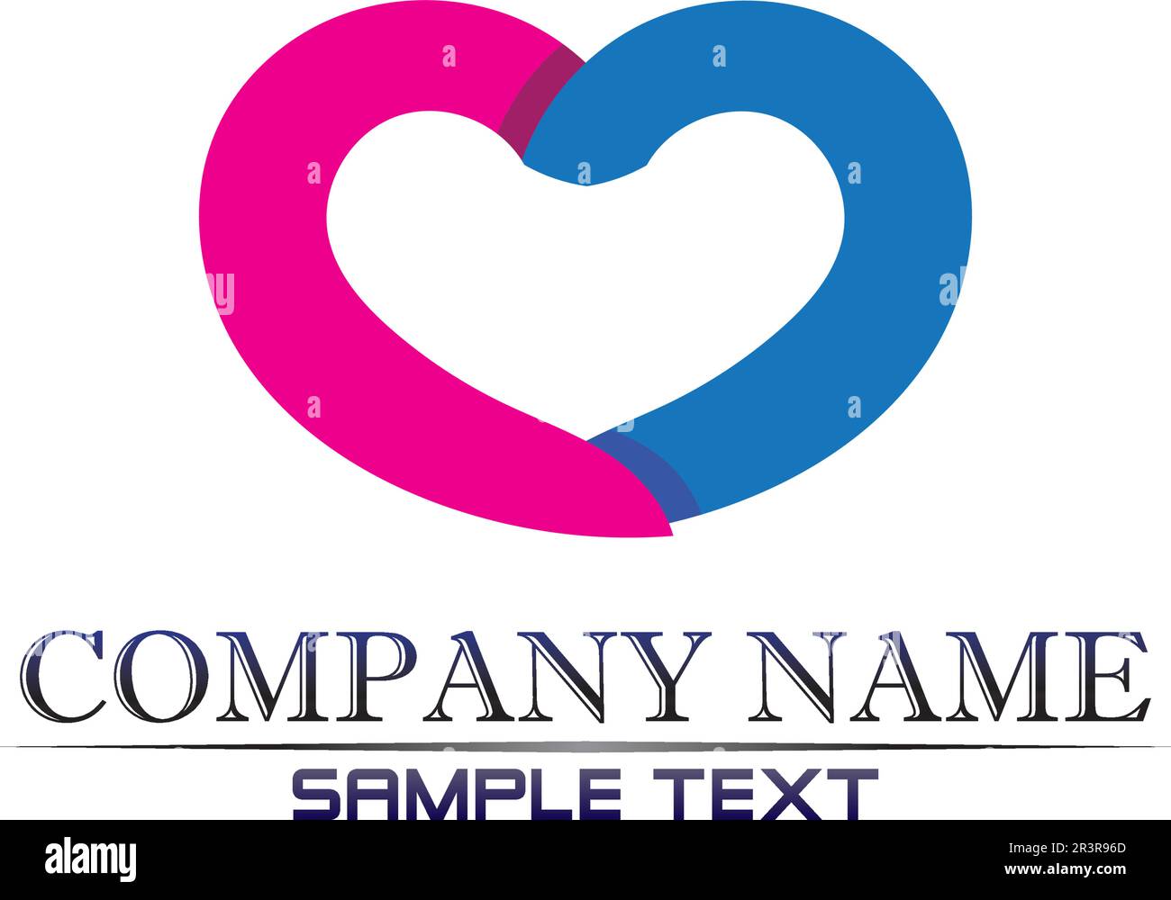 Vector Firma una comunità di adozione madre e la gente cura e coppia Illustrazione Vettoriale