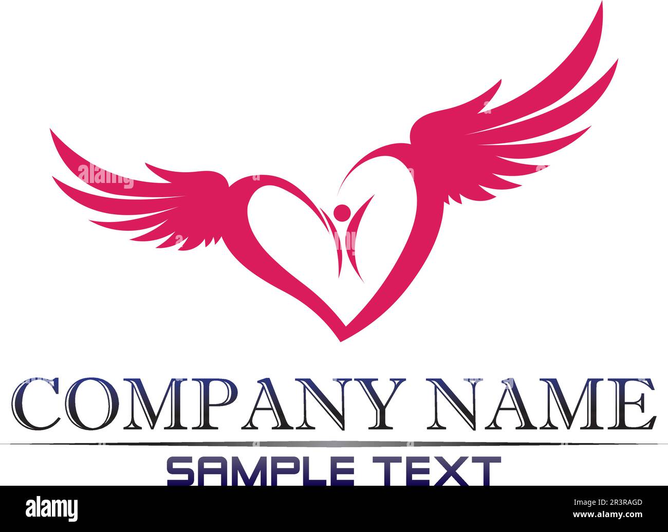 Vector Firma una comunità di adozione madre e la gente cura e coppia Illustrazione Vettoriale