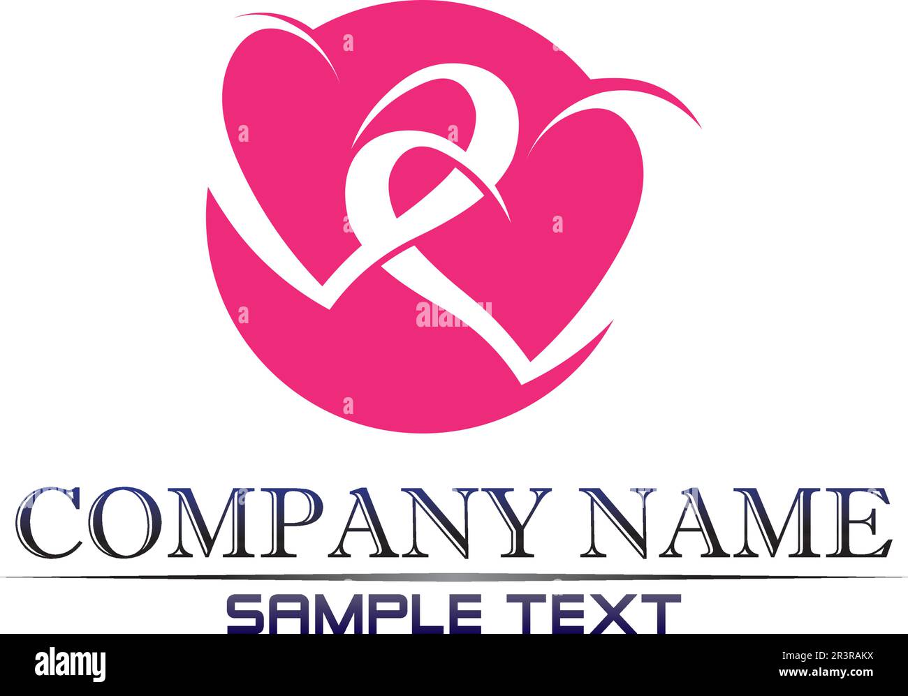 Vector Firma una comunità di adozione madre e la gente cura e coppia Illustrazione Vettoriale