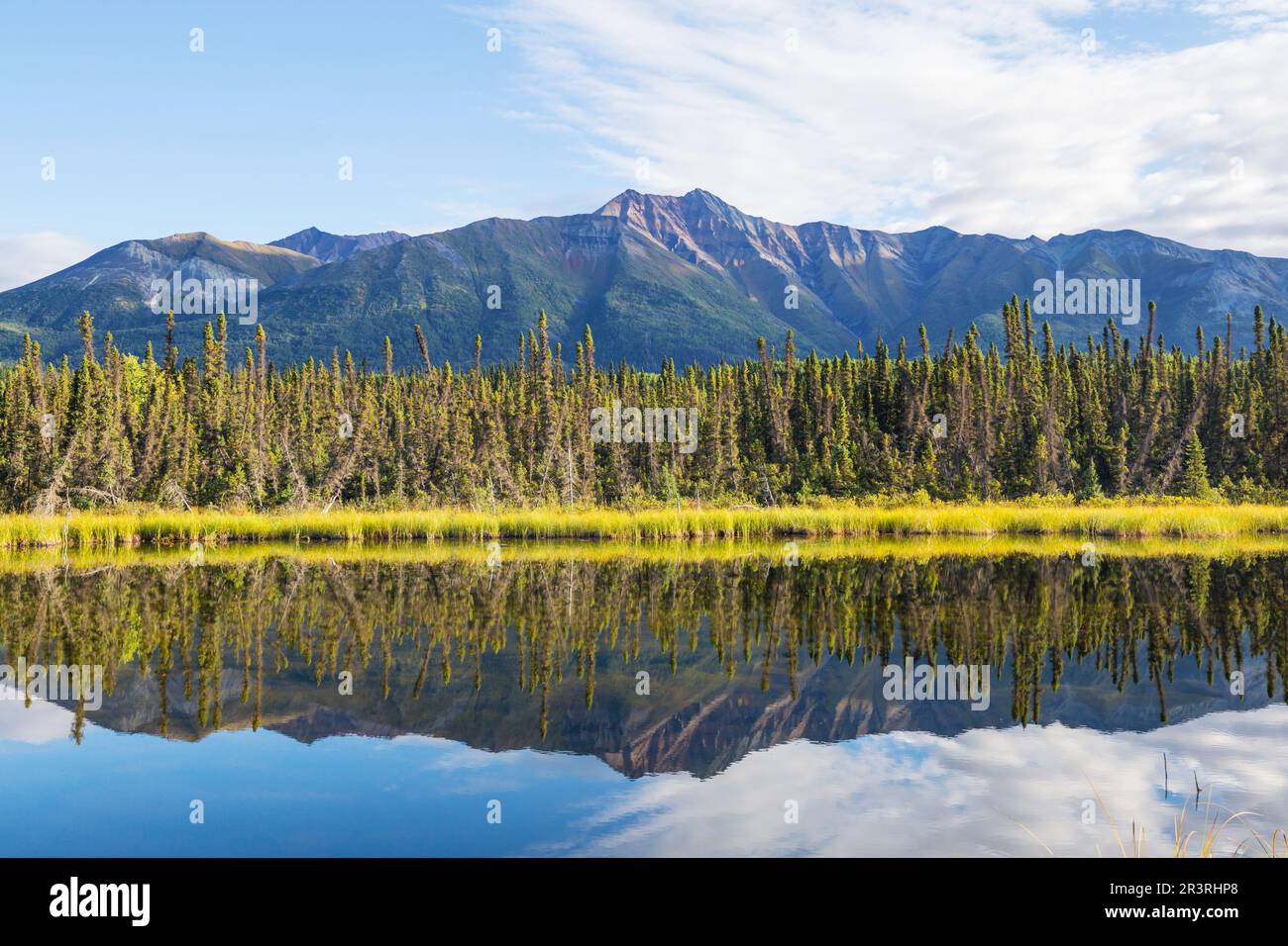 Lago su Alaska Foto Stock