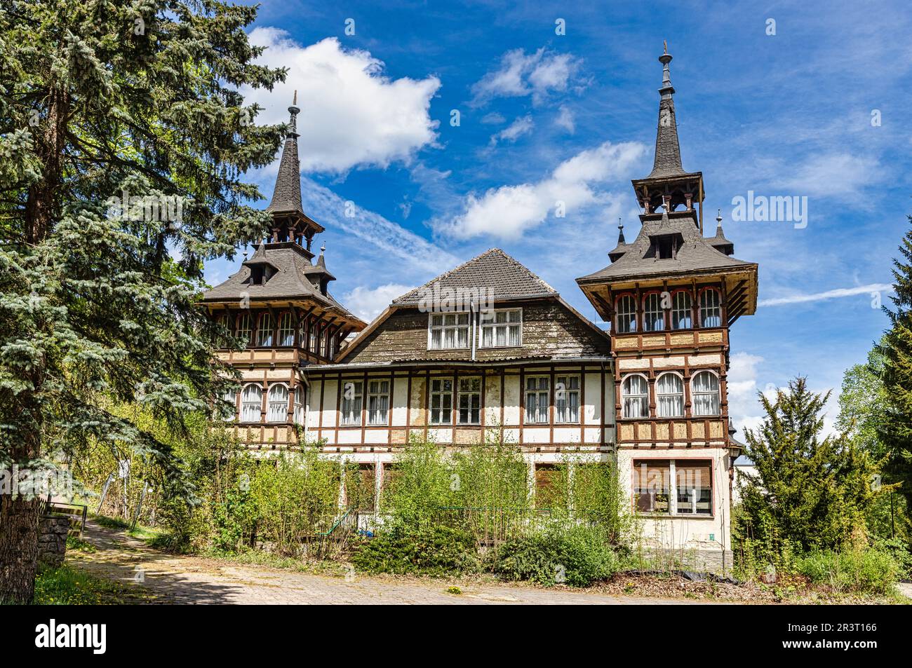 L'ex hotel Alexisbad Harz Foto Stock