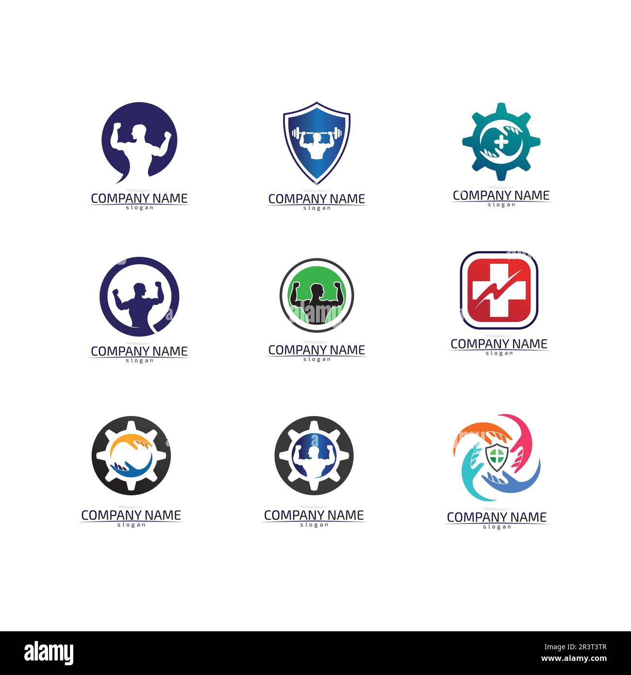 Il carattere umano segno logo illustrazione disegno vettoriale Illustrazione Vettoriale