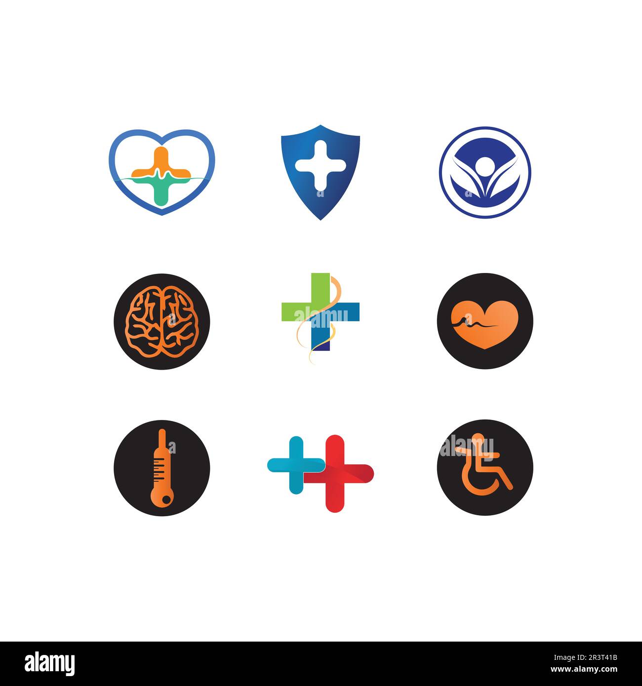 Il carattere umano segno logo illustrazione disegno vettoriale Illustrazione Vettoriale