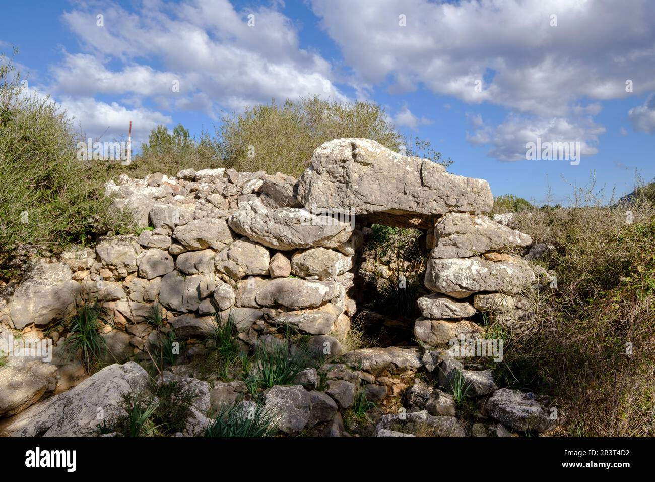 Talaiot, Son Ferrandell-Son Oleza, i milenio a C., Valldemossa, Mallorca, Isole Baleari, spagna. Foto Stock