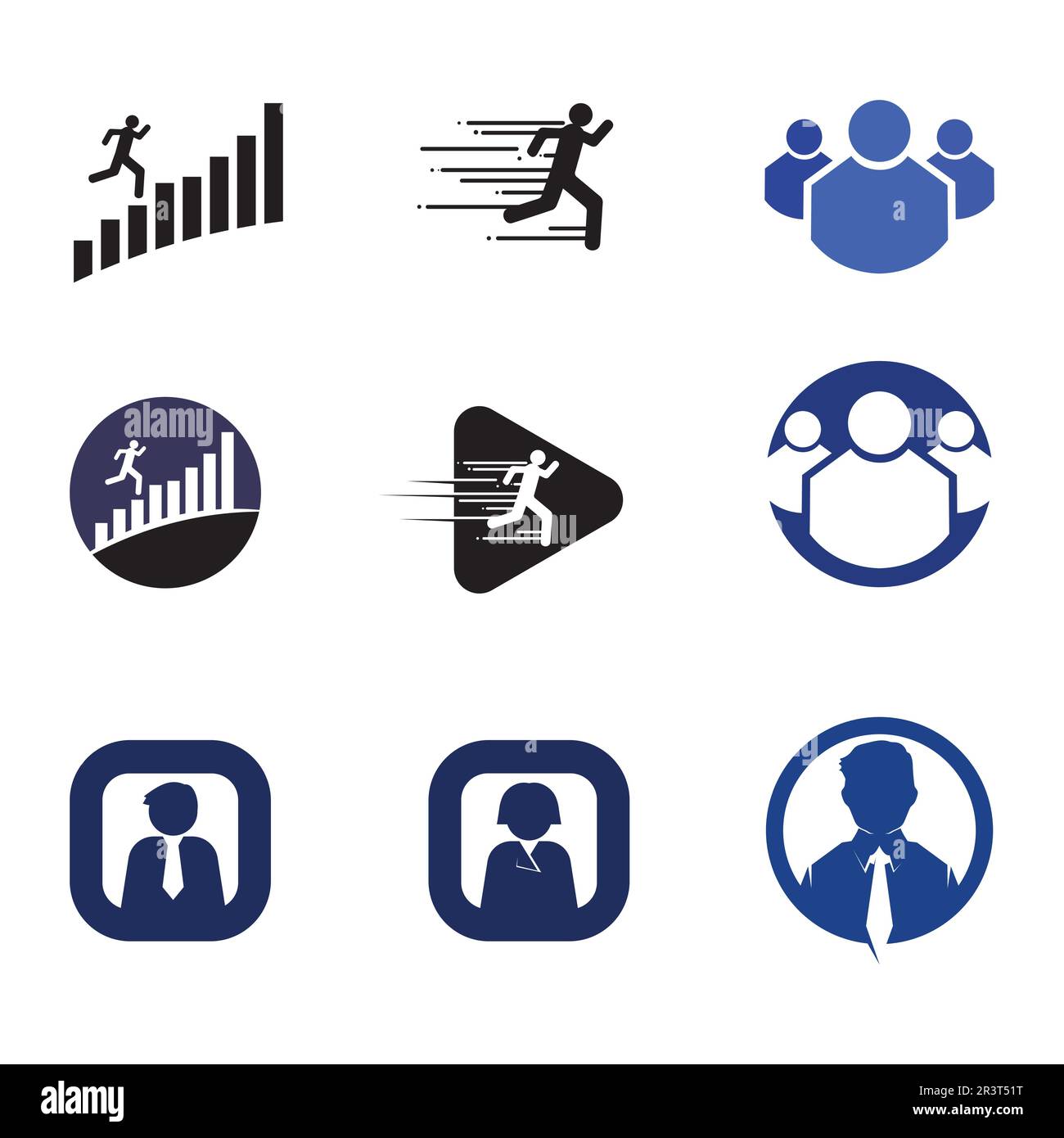 Persone icona gruppo di lavoro Vector logo illustrazione disegno Illustrazione Vettoriale