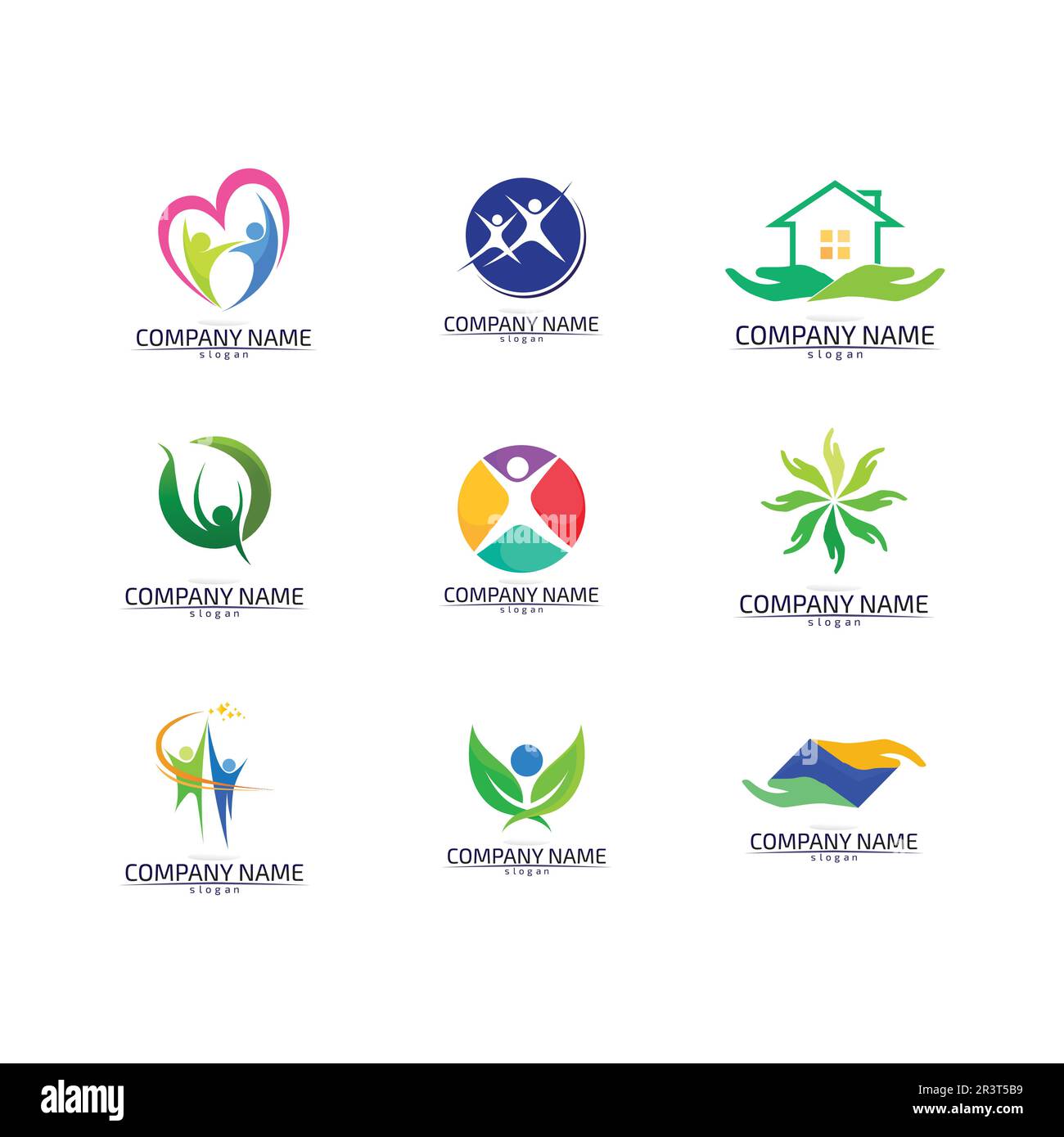 Il carattere umano segno logo illustrazione disegno vettoriale Illustrazione Vettoriale