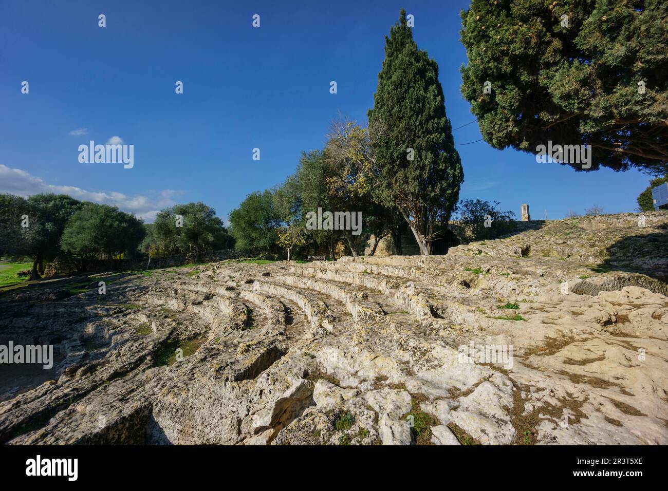 Tether, città romana di Pollentia, epoca repubblicana, 123 a.C., fondata da Quintus Caecilius Metellus, Alcudia, Mallorca, Isole Baleari, Spagna. Foto Stock