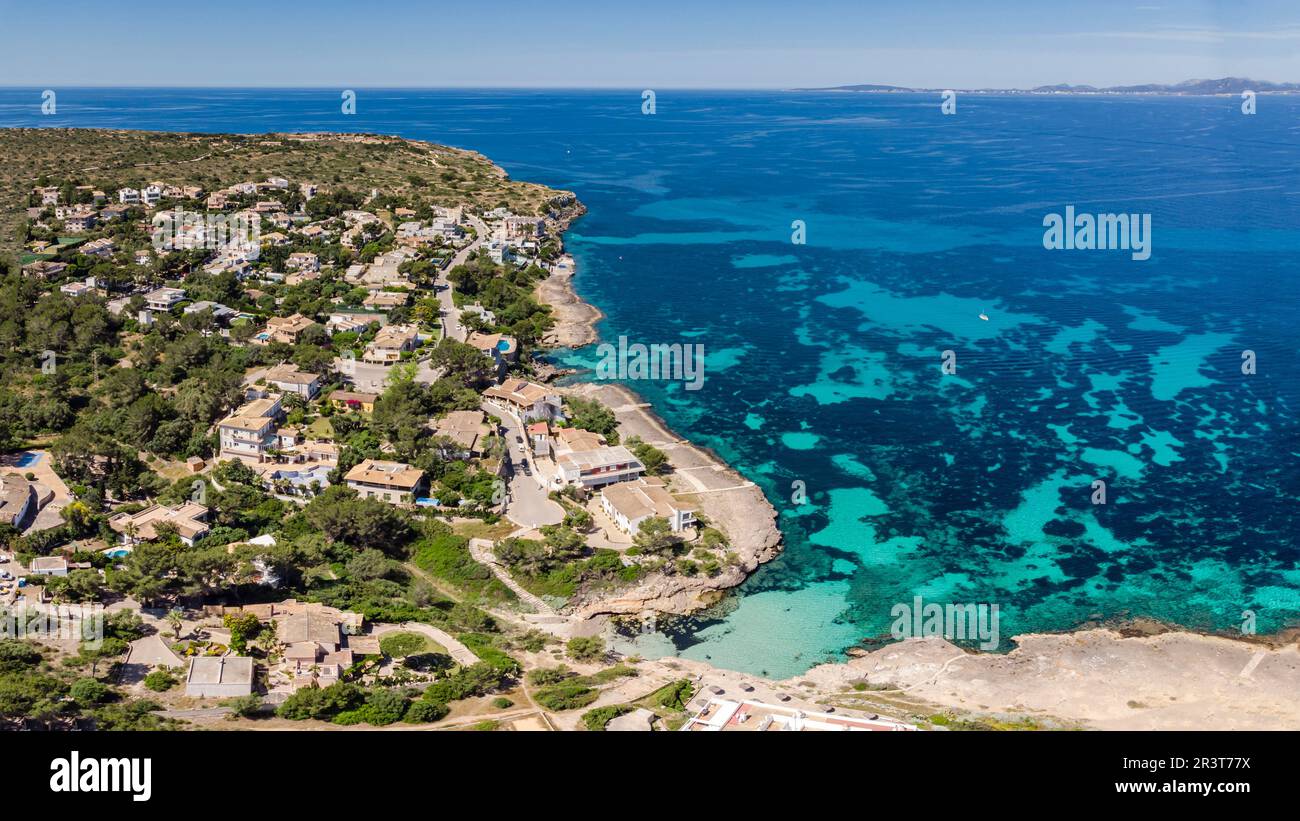 Forte di Calo, - Calo de la Reina -, Llucmajor, Maiorca, Isole Baleari, Spagna. Foto Stock