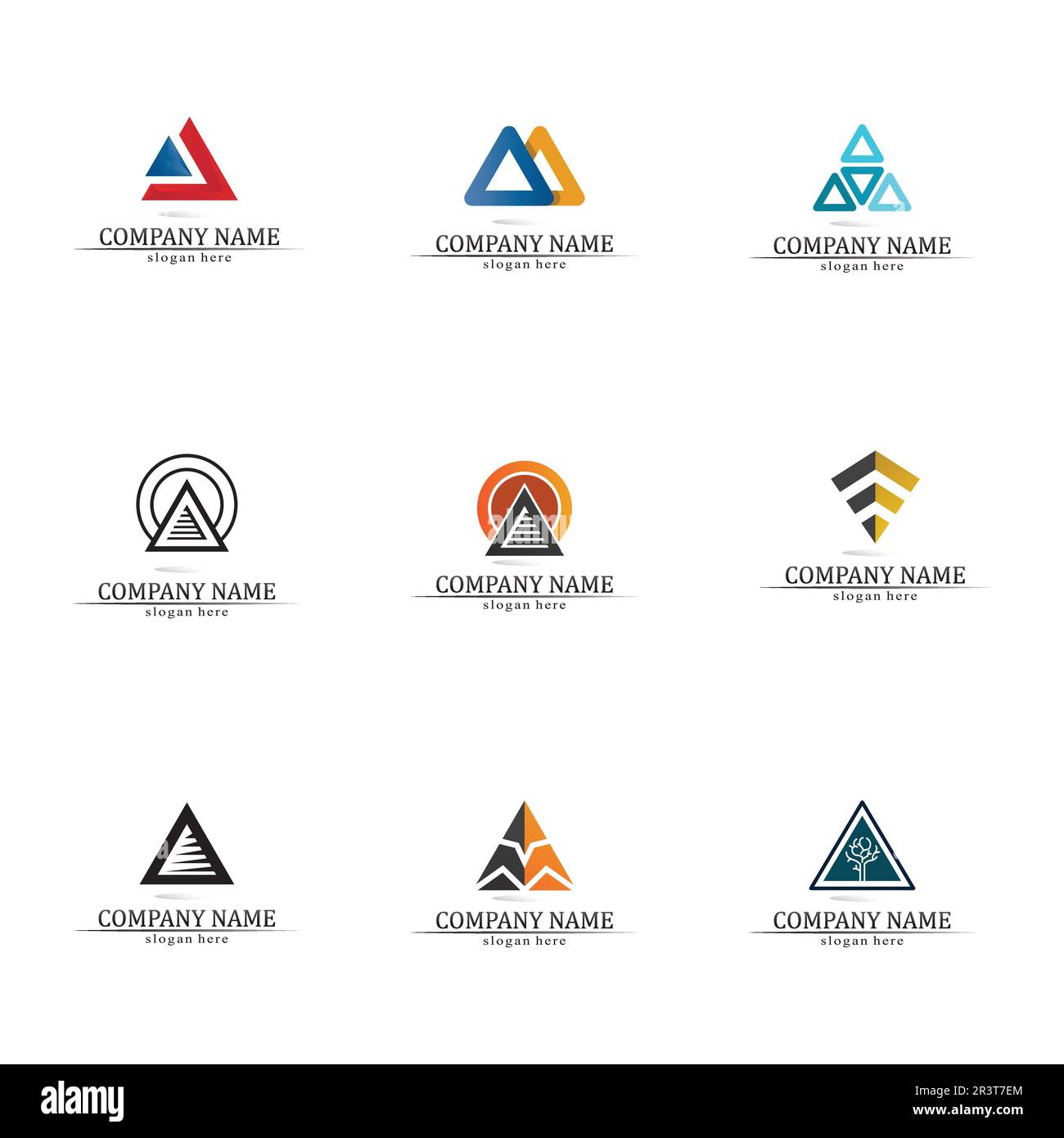 Freccia illustrazione vettoriale Logo icona del modello di progettazione Illustrazione Vettoriale