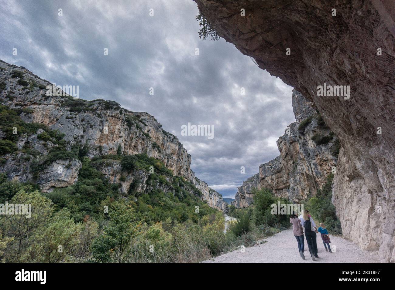 Foz de Lumbier, comunidad foral de Navarra, Spagna. Foto Stock