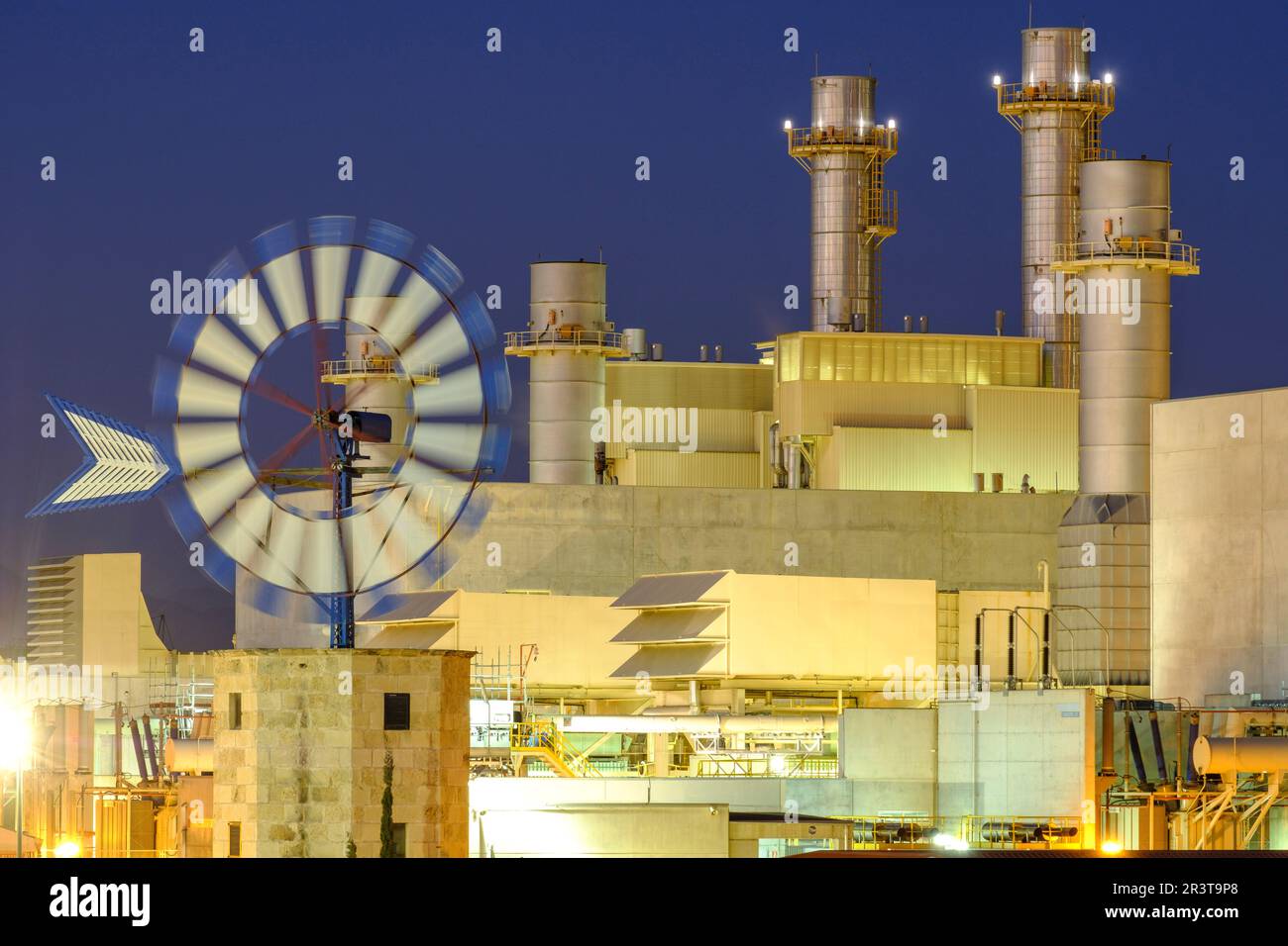 Térmica centrale de Cas Tresorer, Palma di Maiorca, isole Baleari, Spagna, Europa. Foto Stock