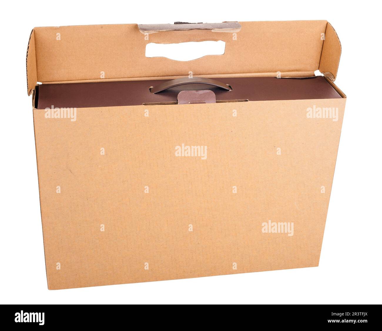 Scatola di cartone per computer portatile Foto Stock
