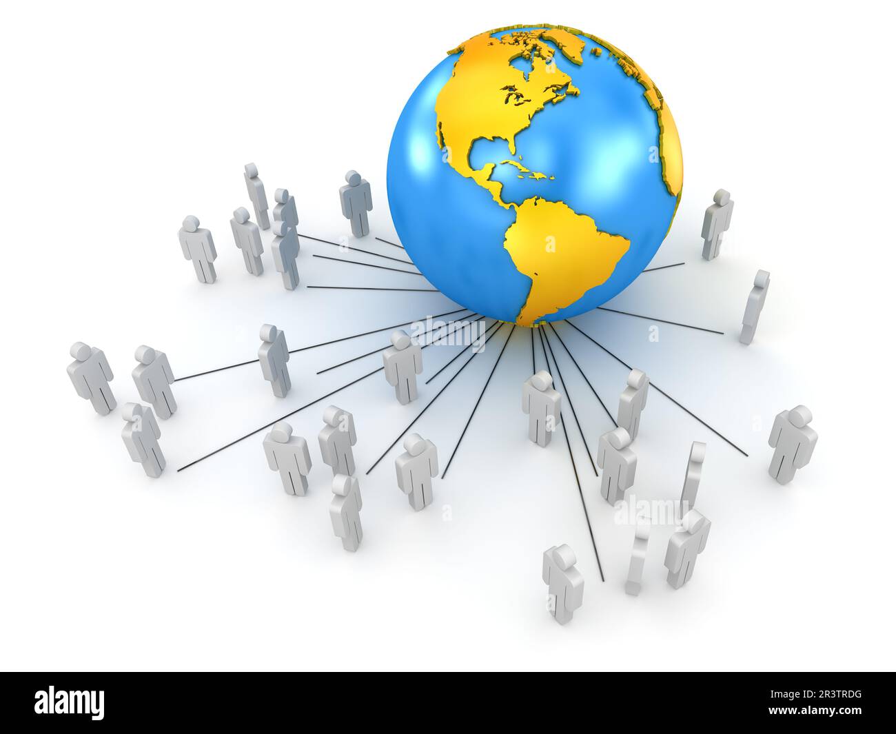 Comunicazioni globali Foto Stock
